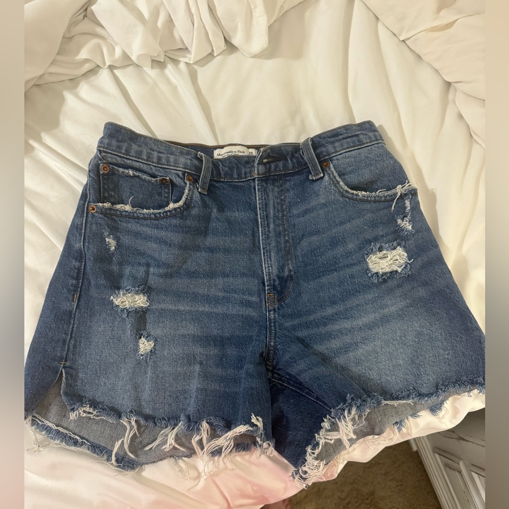 Abercrombie 4 inch High Rise Shorts . curve love